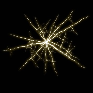 yıldırım koyu arka plan üzerinde parlayan ile soyut duvar kağıdı