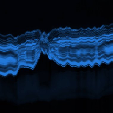 Soyut Mavi Dijital ekran aksaklık etkisi doku. 