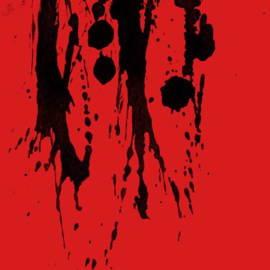 kırmızı arka plan doku soyut siyah boya splatters