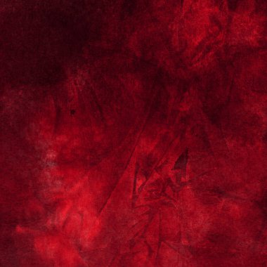 sulu boya boyama doku ile kırmızı arka plan