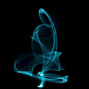 koyu arka plan üzerinde duman ile soyut duvar kağıdı