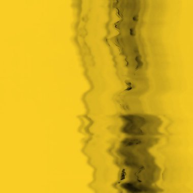 Dijital ekran aksaklık etkisi doku soyut. sarı ve siyah