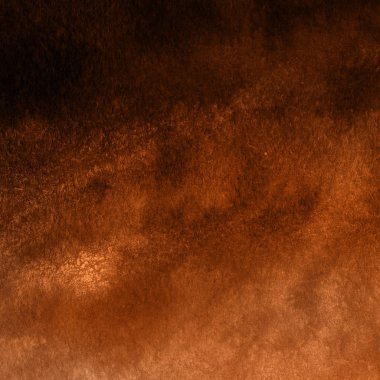 sulu boya boyama doku ile turuncu arka plan