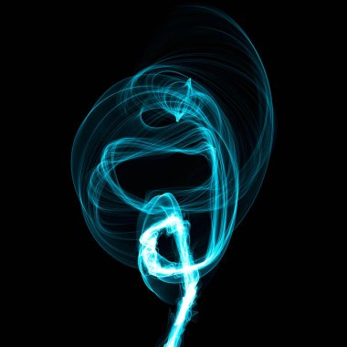 koyu arka plan üzerinde duman ile soyut duvar kağıdı