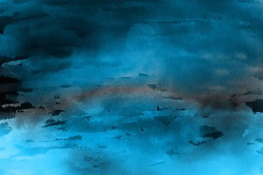 Kağıt arka plan mavi suluboya boya