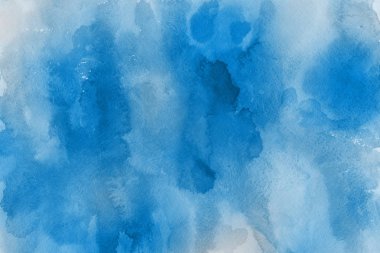 Kağıt arka plan mavi suluboya boya