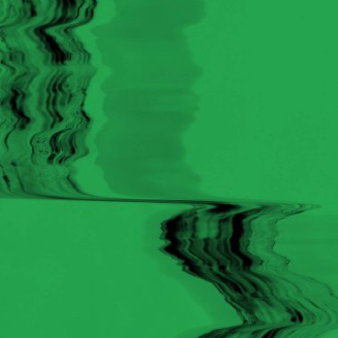 Dijital ekran aksaklık etkisi doku soyut. Yeşil ve siyah