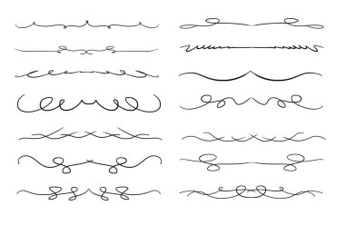 Beyaz arka planda siyah Dekoratif kenarlık çizgisi