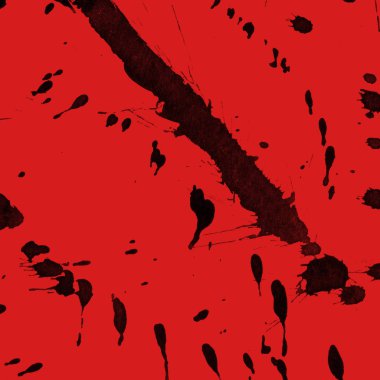 kırmızı arka plan doku soyut siyah boya splatters