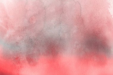 Kağıt arka plan üzerinde kırmızı sulu boya boya