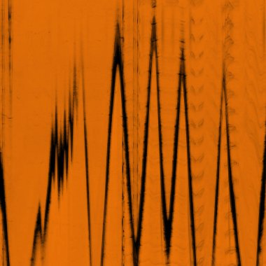 Dijital ekran aksaklık etkisi doku soyut. Turuncu ve siyah