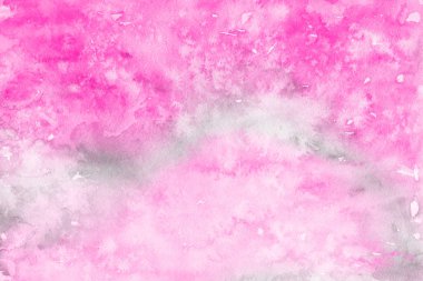 Kağıt arka plan üzerinde pembe suluboya boya