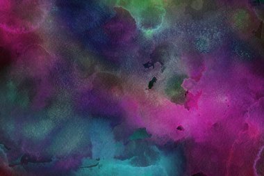 Kağıt arka plan üzerinde renkli sulu boya boya