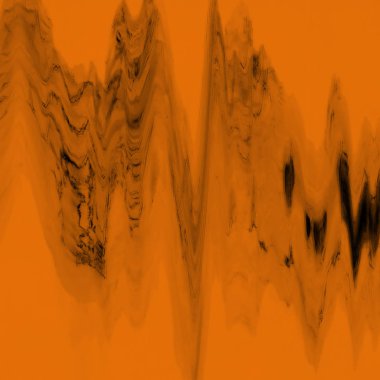 Dijital ekran aksaklık etkisi doku soyut. Turuncu ve siyah