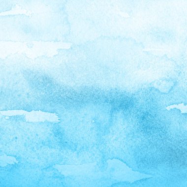 sulu boya boyama doku ile mavi arka plan