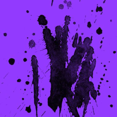 mor arka plan doku soyut siyah boya splatters
