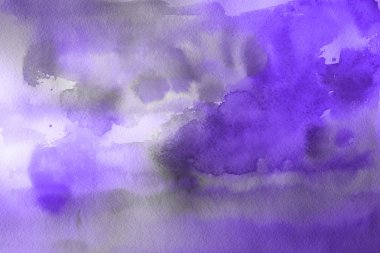 Kağıt arka plan üzerinde mor suluboya boya