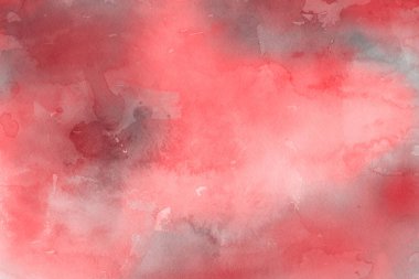 Kağıt arka plan üzerinde kırmızı sulu boya boya