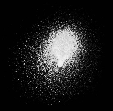 koyu arka plan üzerinde beyaz sprey boya