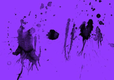 mor arka plan doku soyut siyah boya splatters