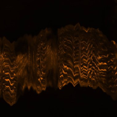 Dijital ekran aksaklık etkisi doku soyut. Turuncu ve siyah