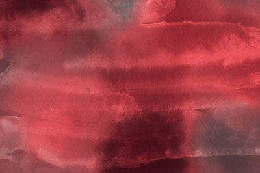 Kağıt arka plan üzerinde kırmızı sulu boya boya