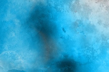 Kağıt arka plan mavi suluboya boya