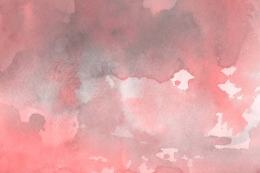 Kağıt arka plan üzerinde kırmızı sulu boya boya