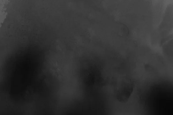 Чорна Акварельна Фарба Папері Абстрактний Фон — стокове фото