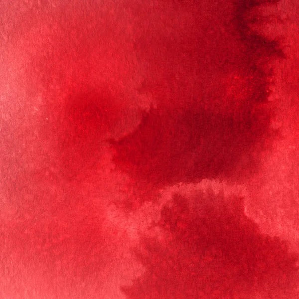 red abstract background with watercolor paint texture