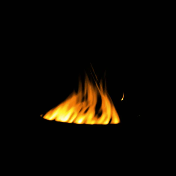 Absztrakt Háttérkép Tűz Fekete Háttér — Stock Fotó