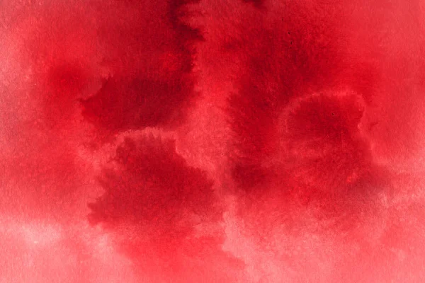 Red Abstract Background Watercolor Paint Texture — Stock Photo, Image