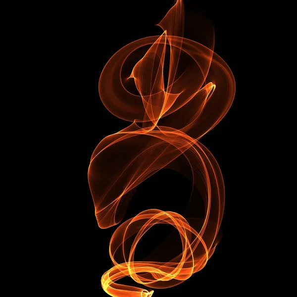 abstract wallpaper with fire on dark background