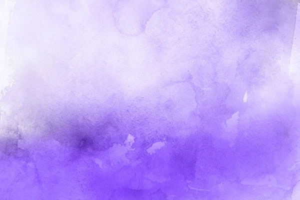 Purple Akvarel Malování Papír Abstraktní Pozadí — Stock fotografie