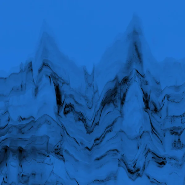Abstract  blue digital screen glitch effect texture.