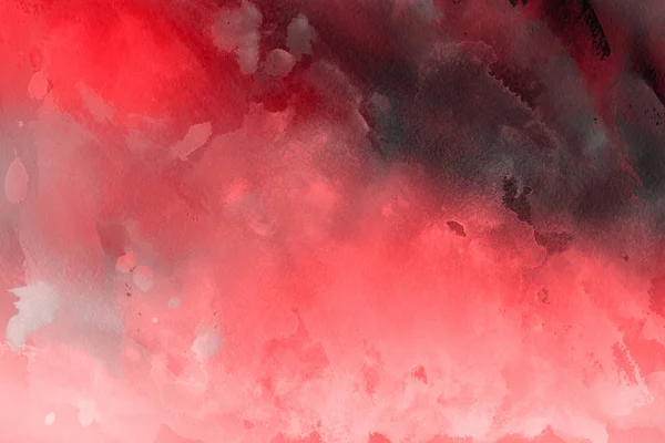 red watercolor paint on paper abstract background