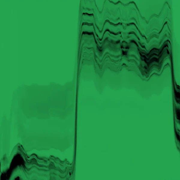 Textura Abstracta Del Efecto Fallo Pantalla Digital Verde Negro — Foto de Stock