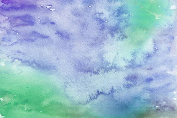 Kağıt Arka Plan Üzerinde Renkli Sulu Boya Boya — Stok fotoğraf
