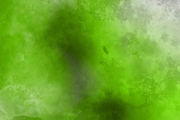 Green Watercolor Paint Paper Abstract Background — Stock Photo, Image