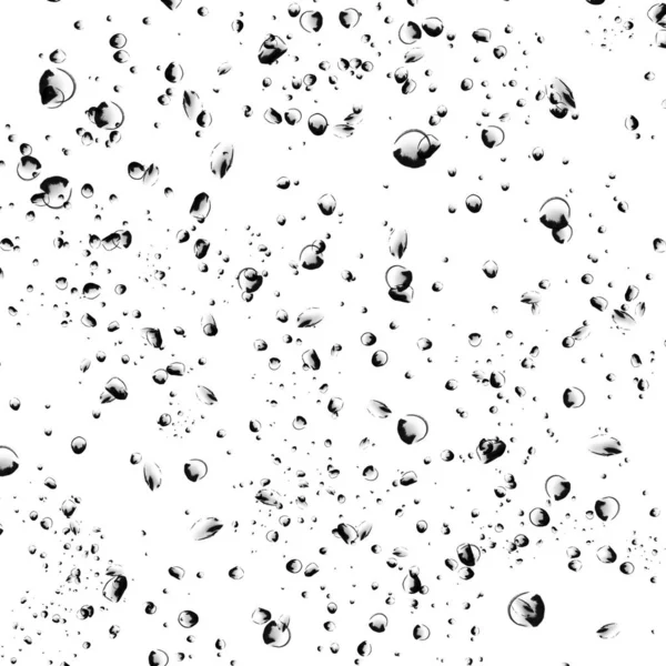 白い背景の分離水の気泡 — ストック写真