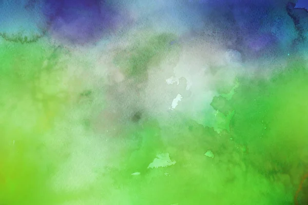 Kleurrijke Aquarel Verf Abstracte Achtergrond Van Papier — Stockfoto