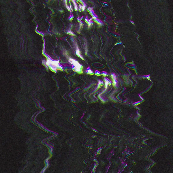 Écran Numérique Glitch Effet Texture Abstraite — Photo