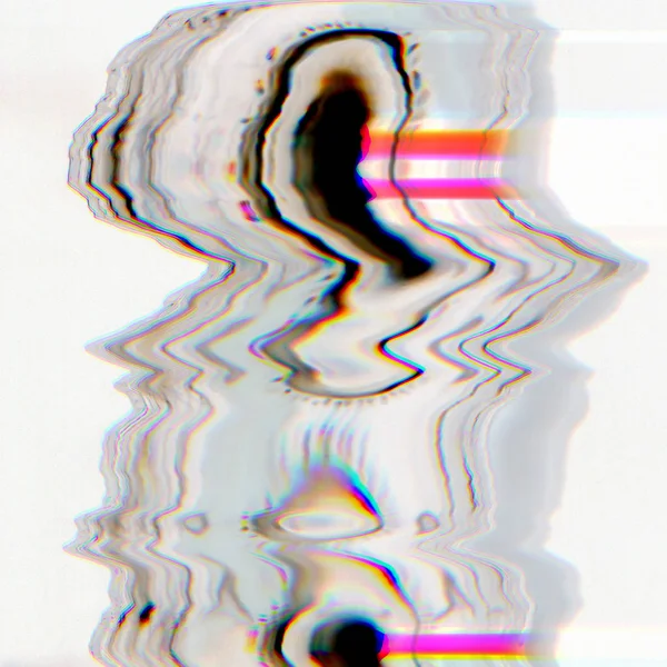 Abstrakta Digital Skärm Glitch Effekt Textur — Stockfoto