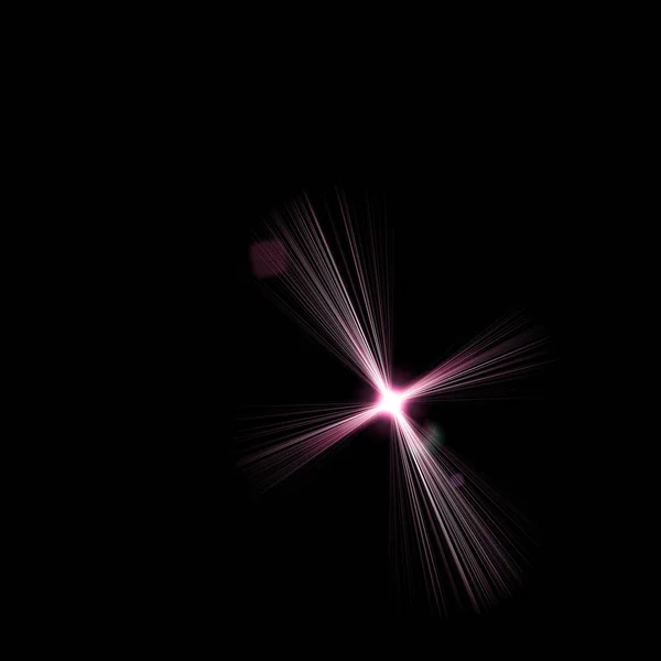 Abstrakte Tapete Mit Leuchtendem Stern Auf Dunklem Hintergrund — Stockfoto