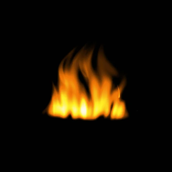 Absztrakt Háttérkép Tűz Fekete Háttér — Stock Fotó