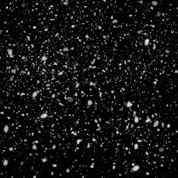 Fondo Pantalla Abstracto Con Nieve Cayendo Sobre Fondo Negro —  Fotos de Stock