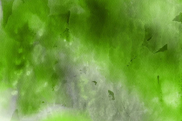 Green Watercolor Paint Paper Abstract Background — Stock Photo, Image