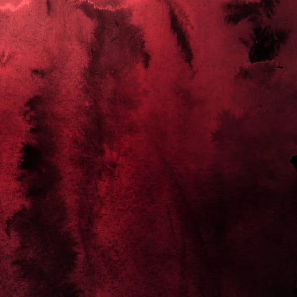 Roter Abstrakter Hintergrund Mit Aquarellfarbe Textur — Stockfoto