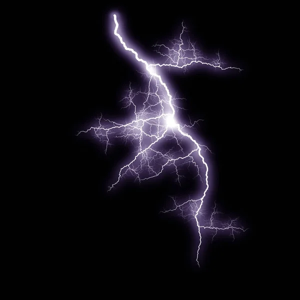 暗い抽象的な背景と雷の質感 — ストック写真