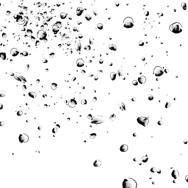 Isolated Water Bubbles White Background — Stock Photo, Image